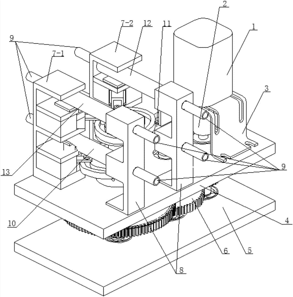 Programmable-control four-channel valve device and using method thereof