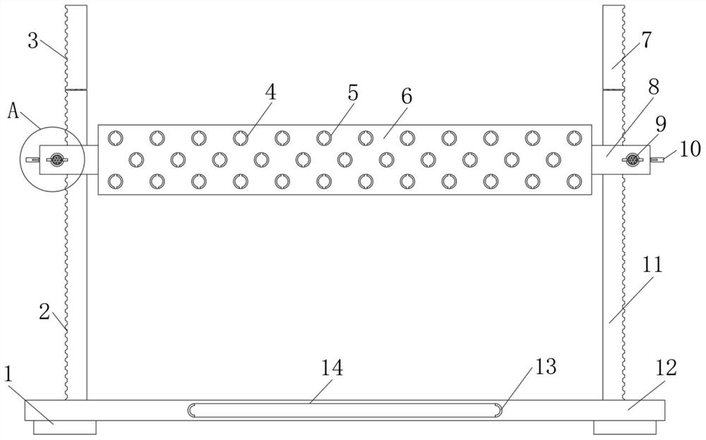 Welding table for welding device