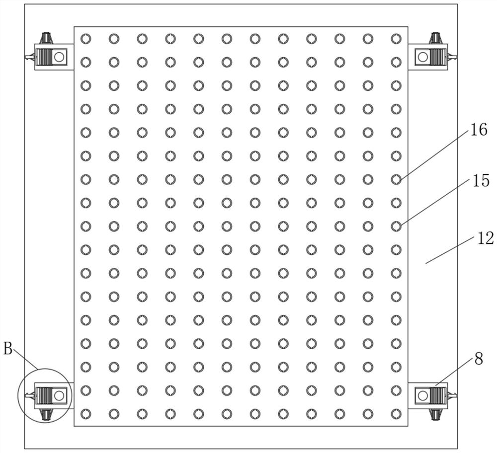 Welding table for welding device