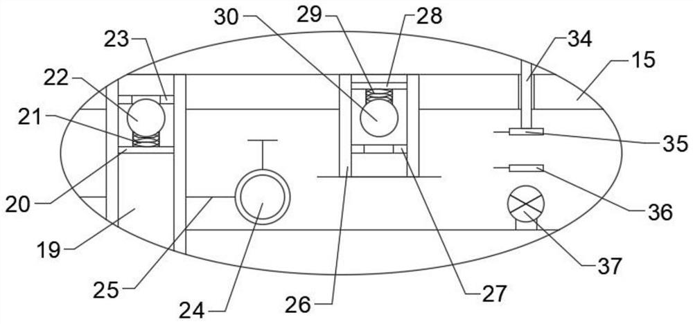 Waterproof air-cooling heat dissipation structure of electric automobile hub motor