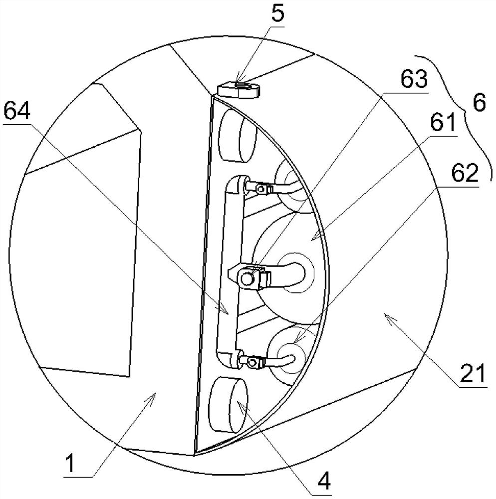 An immersed tube structure suitable for high flow rate and its construction method