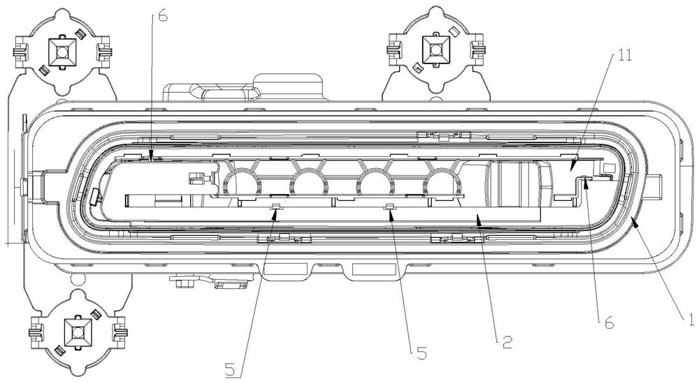 Hidden outward-opening handle