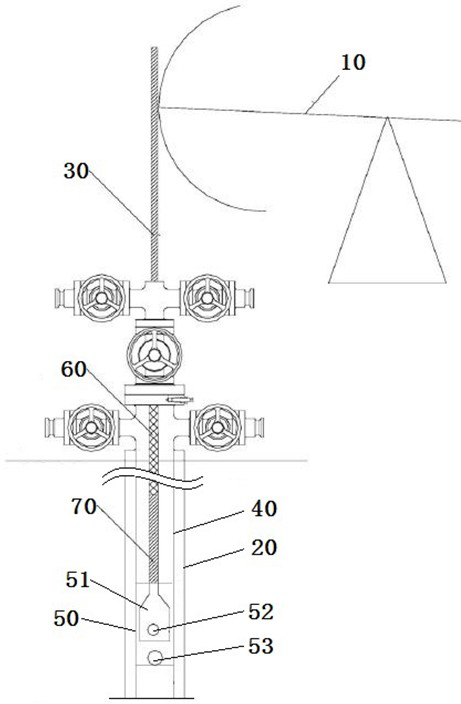 Method for adjusting depth of oil well pump