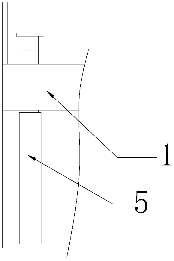 Adjustable prepressing device for automotive interior materials