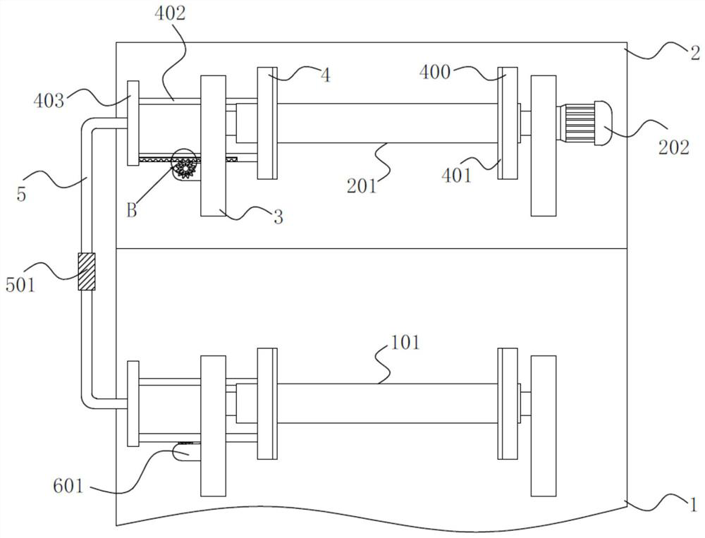 Cloth unwinding device