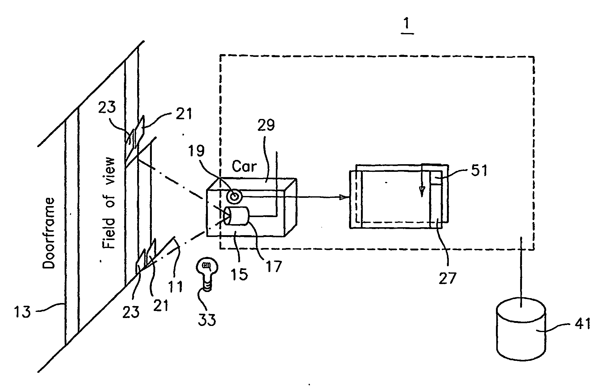 Rf id and low resolution ccd sensor based positioning system