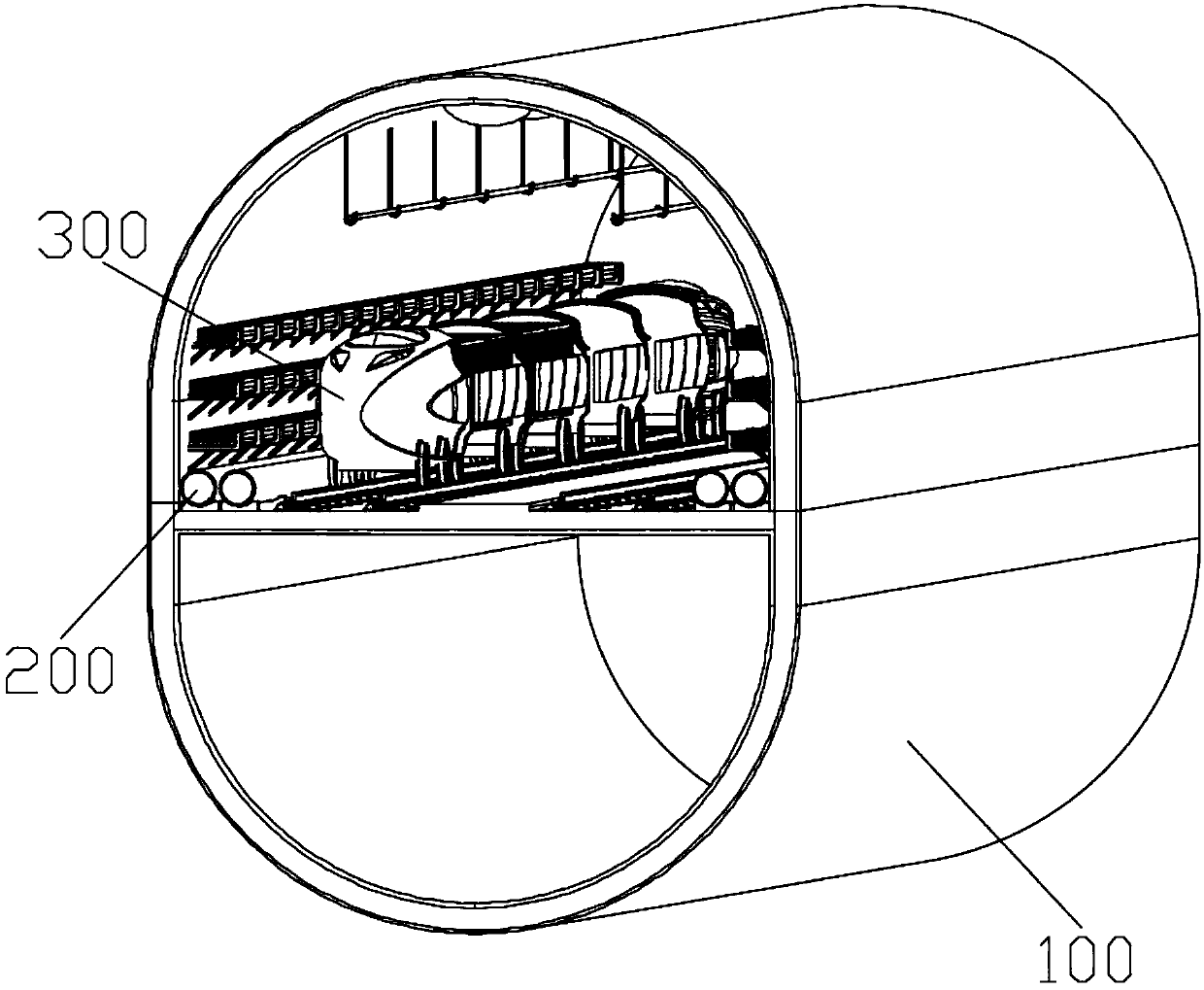 Underground utility tunnel transportation system