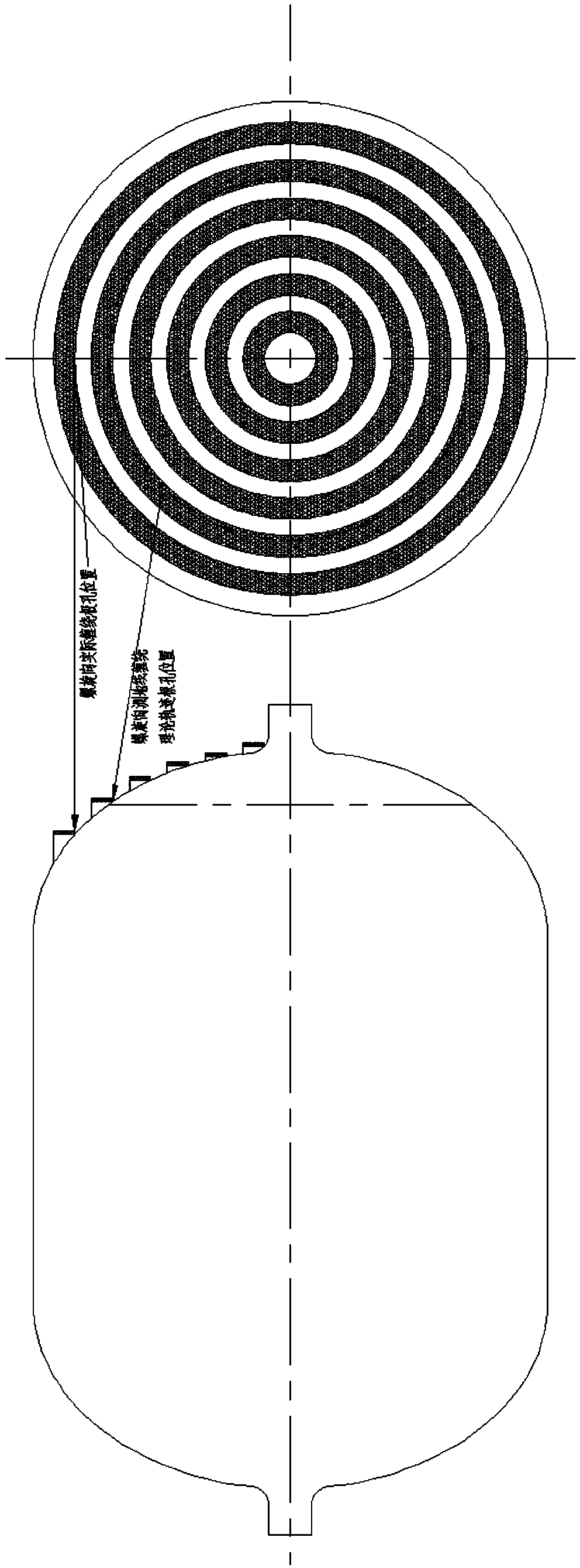 Preparation method of composite air cylinder