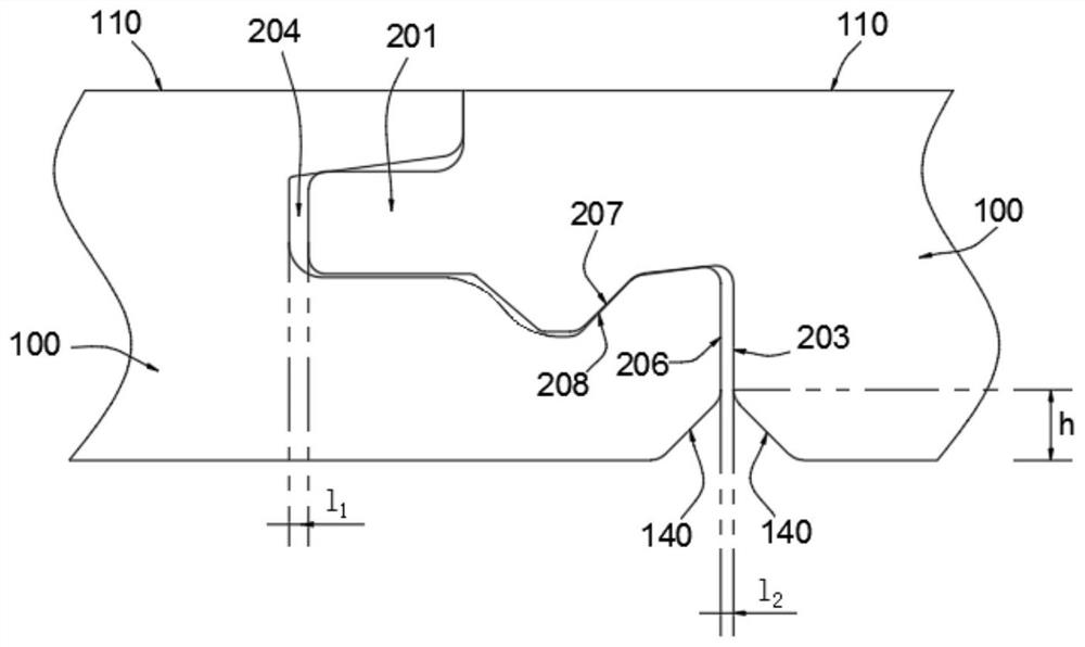 Pure-plane solid wood floor and production process thereof