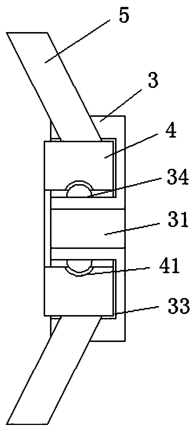 Sanitation brush capable of avoiding producing clearing and sweeping dead corners