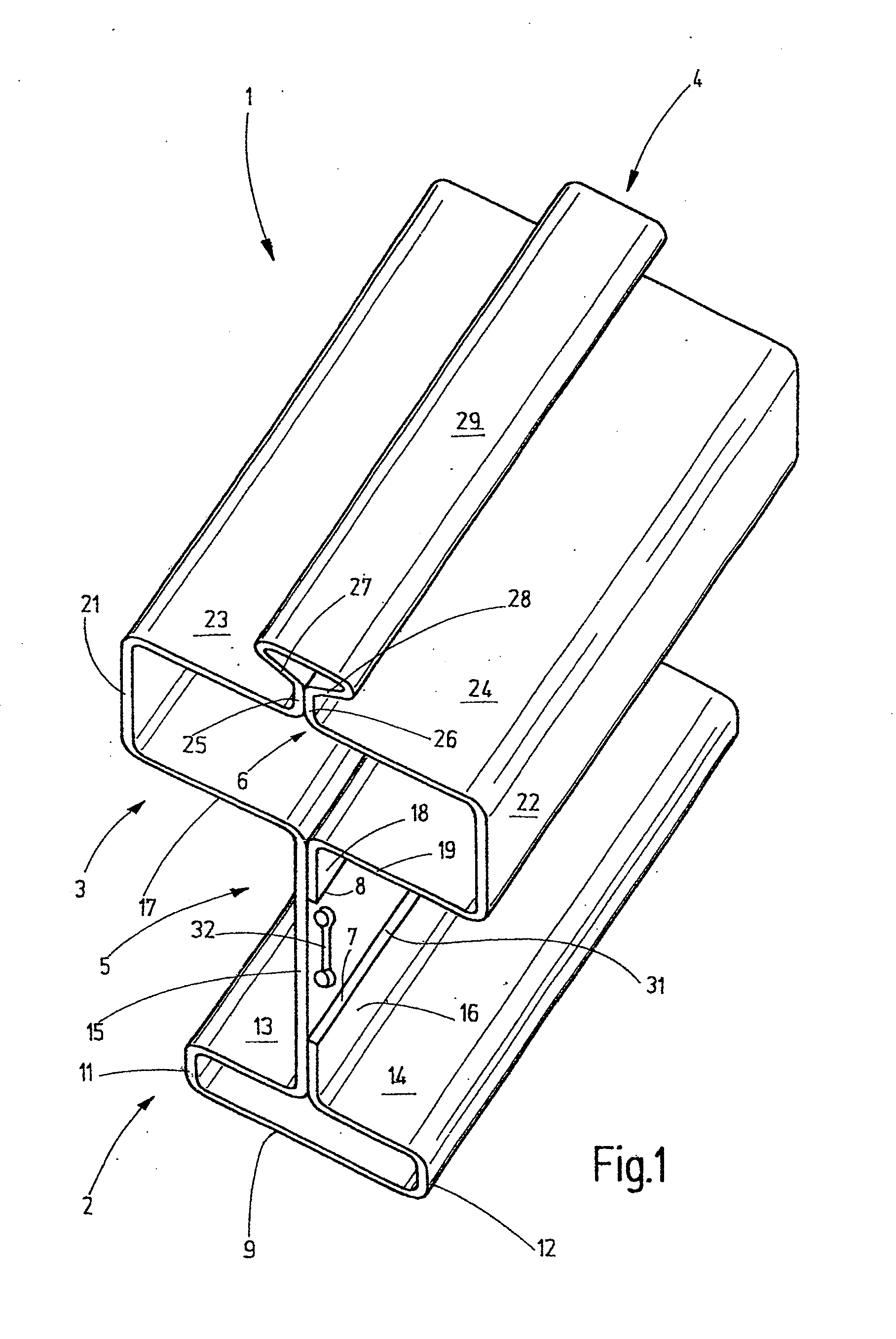 Laser-welded crane rail for suspended crabs