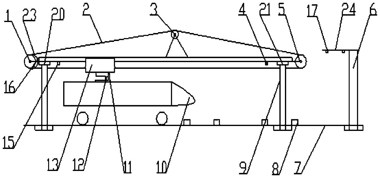 A traction type high-speed train crash test bench and its test method