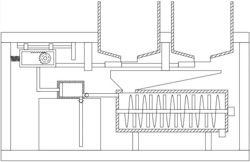 Efficient concrete quantified stirring device