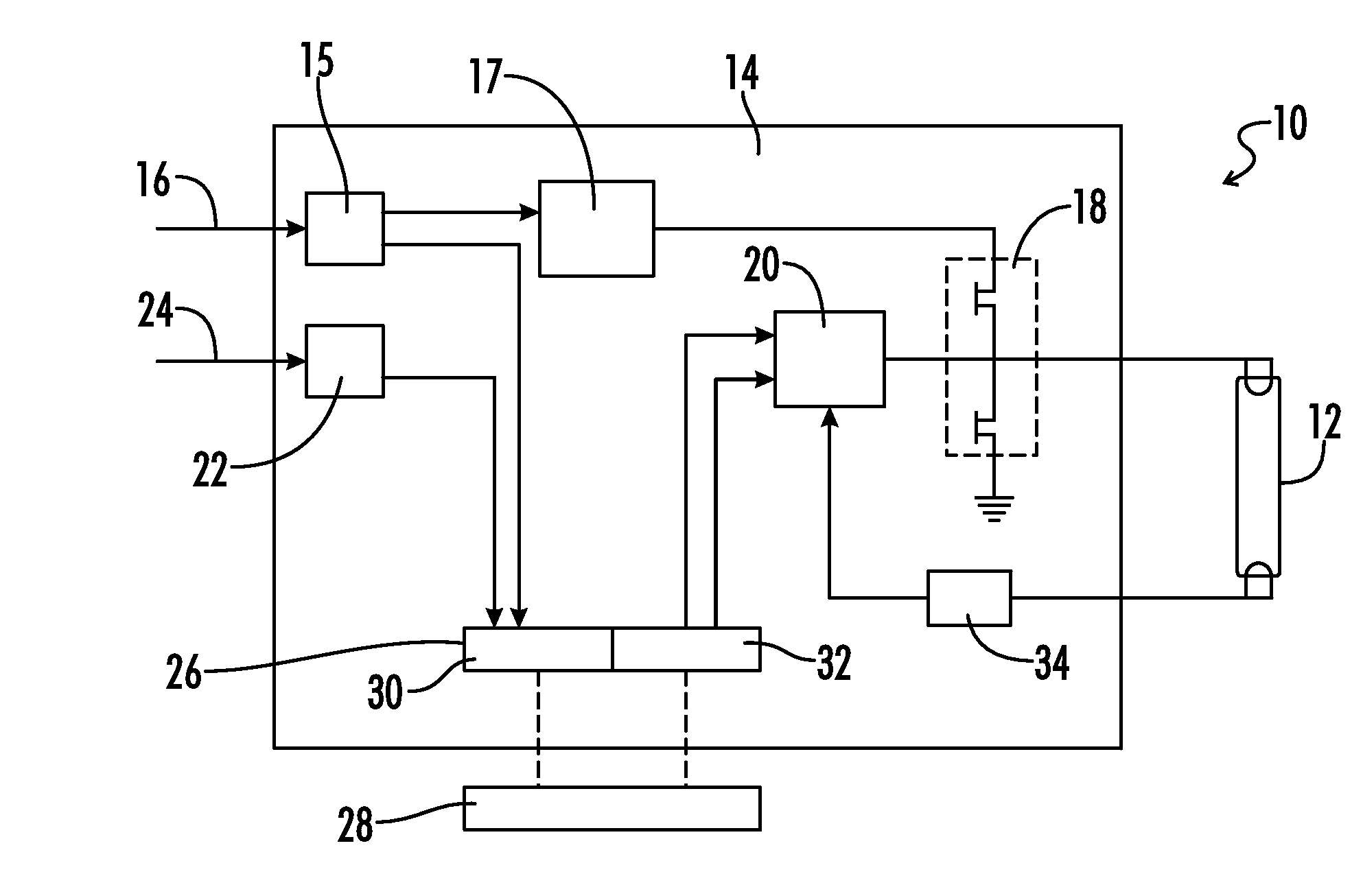 Modular electronic ballast