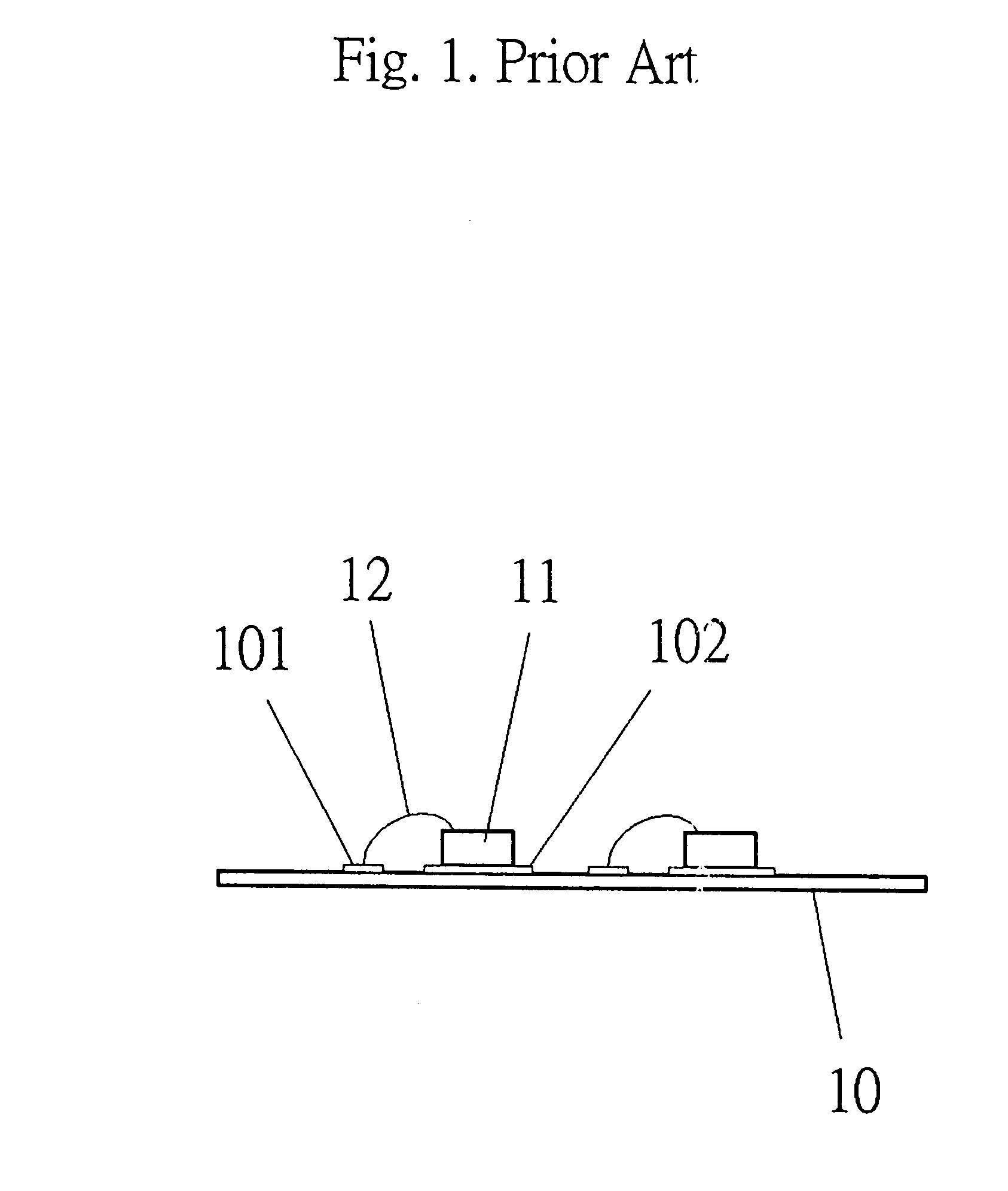 Solderless connection in LED module