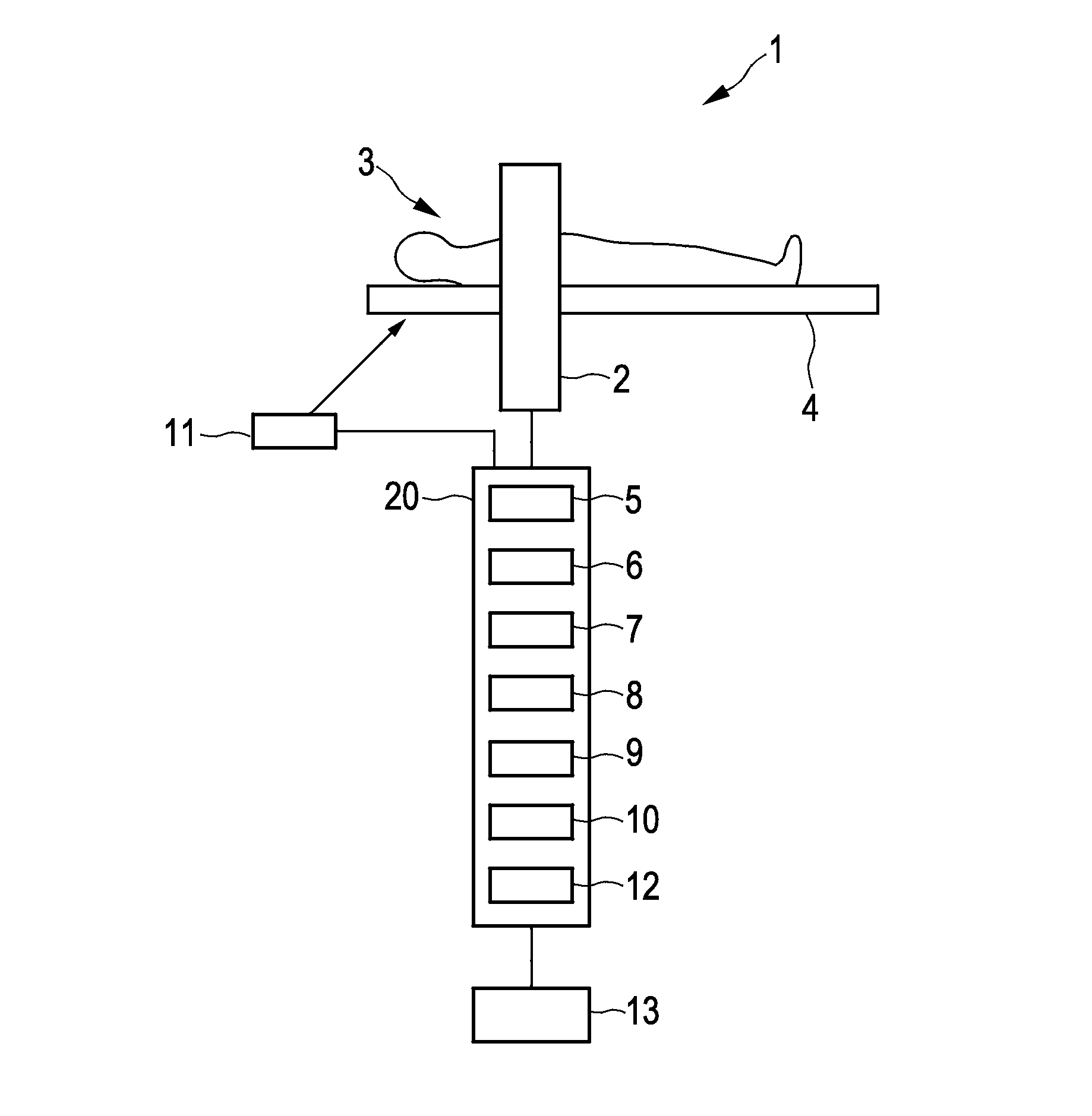 Respiratory motion determination apparatus