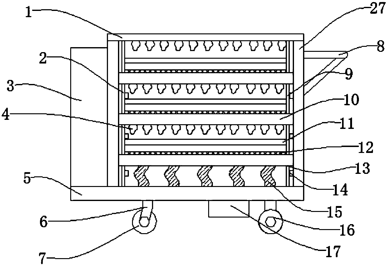 Solar cell panel transportation device for photovoltaic power generation and using method thereof