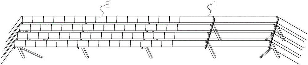 A flexible bracket fixing structure