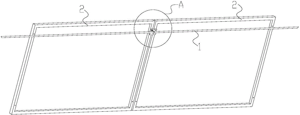 A flexible bracket fixing structure