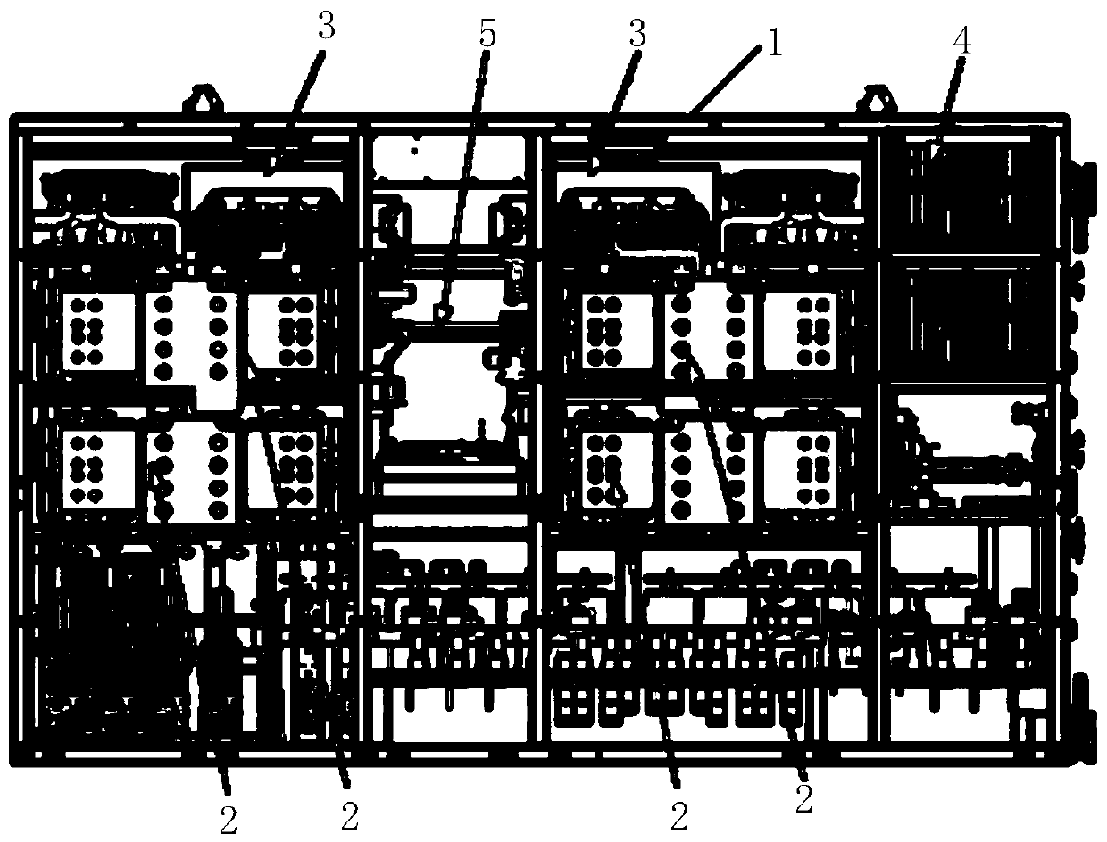 High-power traction auxiliary converter