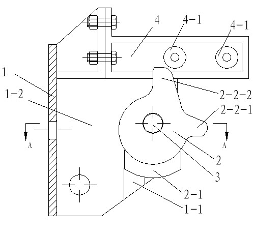 Kinetic-energy-free falling-preventing safety lock for scaffold