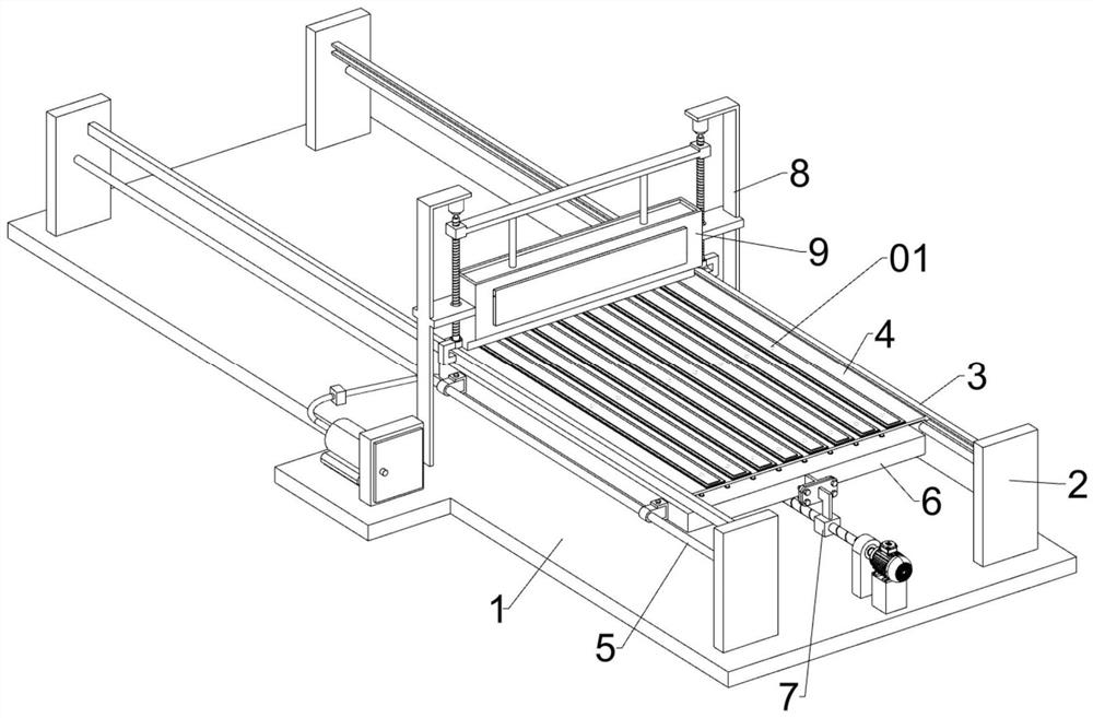 A precise gluing device for corroded aluminum foil