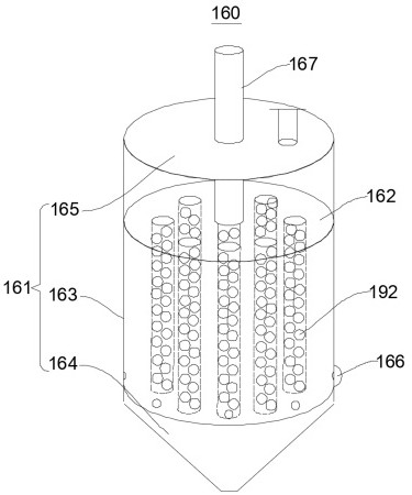 Hydrogen chloride removal device for purifying boron trichloride and boron trichloride purification system