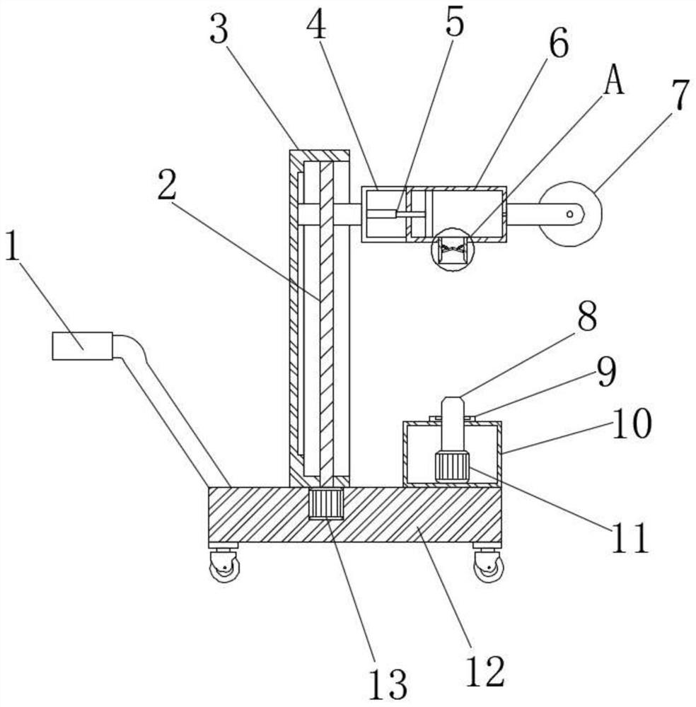 Fast painting device for building decoration