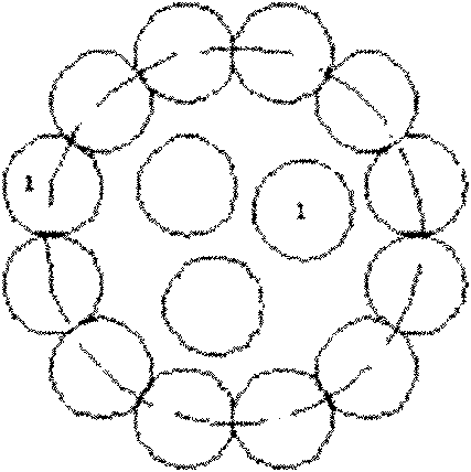 Method for combining large-diameter tree/tree house with multiple small trees