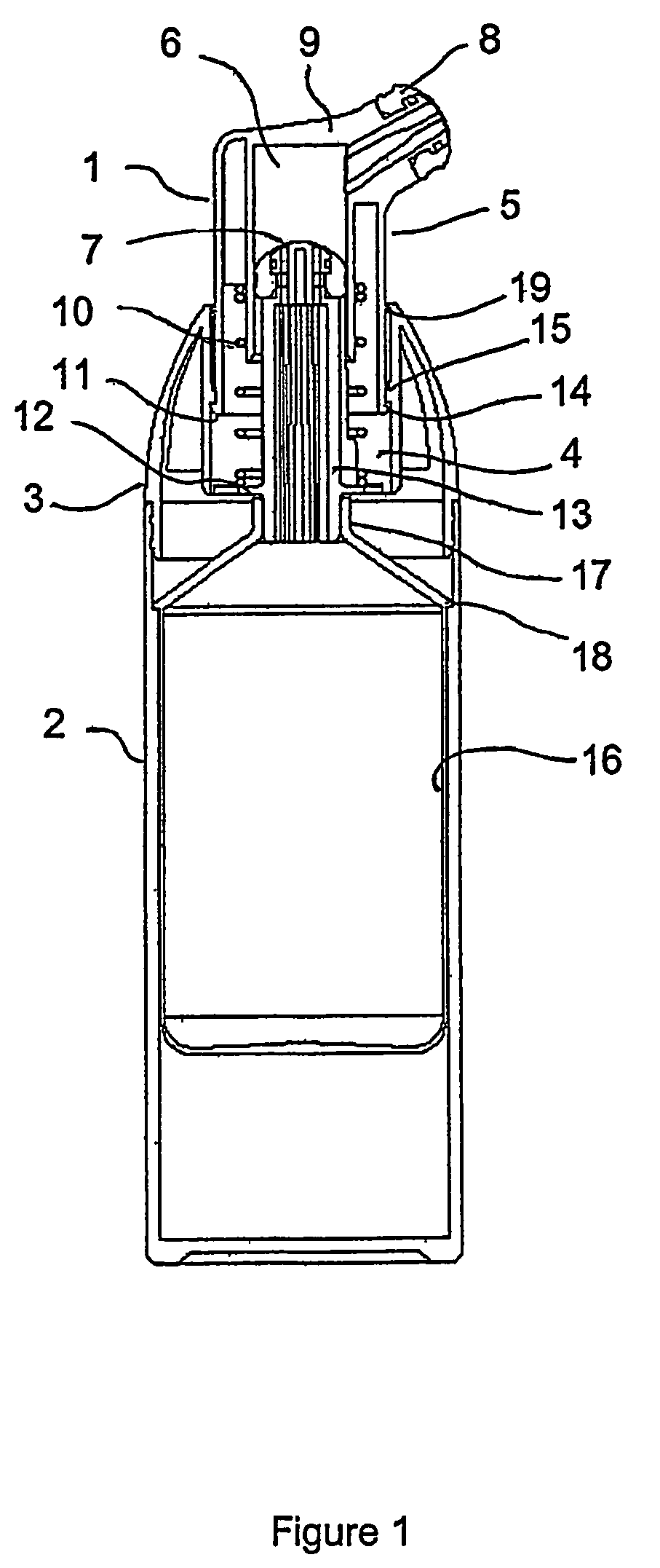 Manually-actuated metering pump