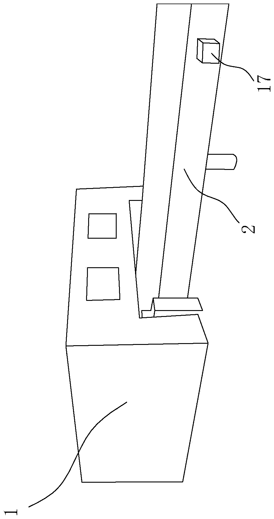 One-hand opening knife processing device based on laser cutting technology