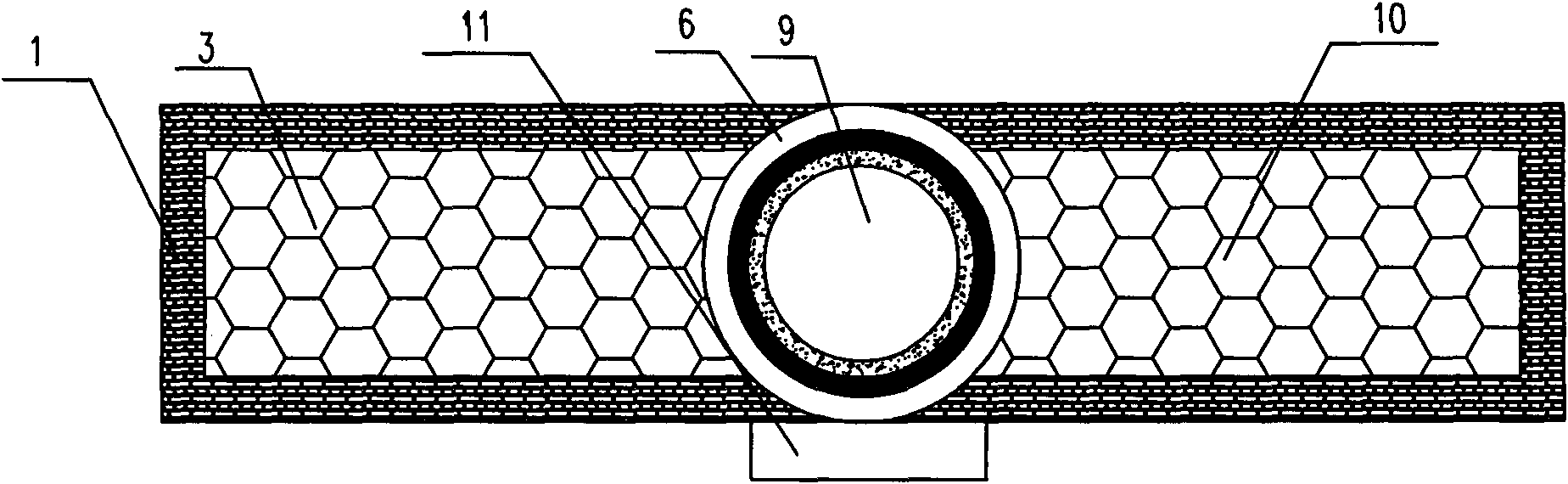 Municipal early-stage rainwater pollutant spiral-type in-situ purification device