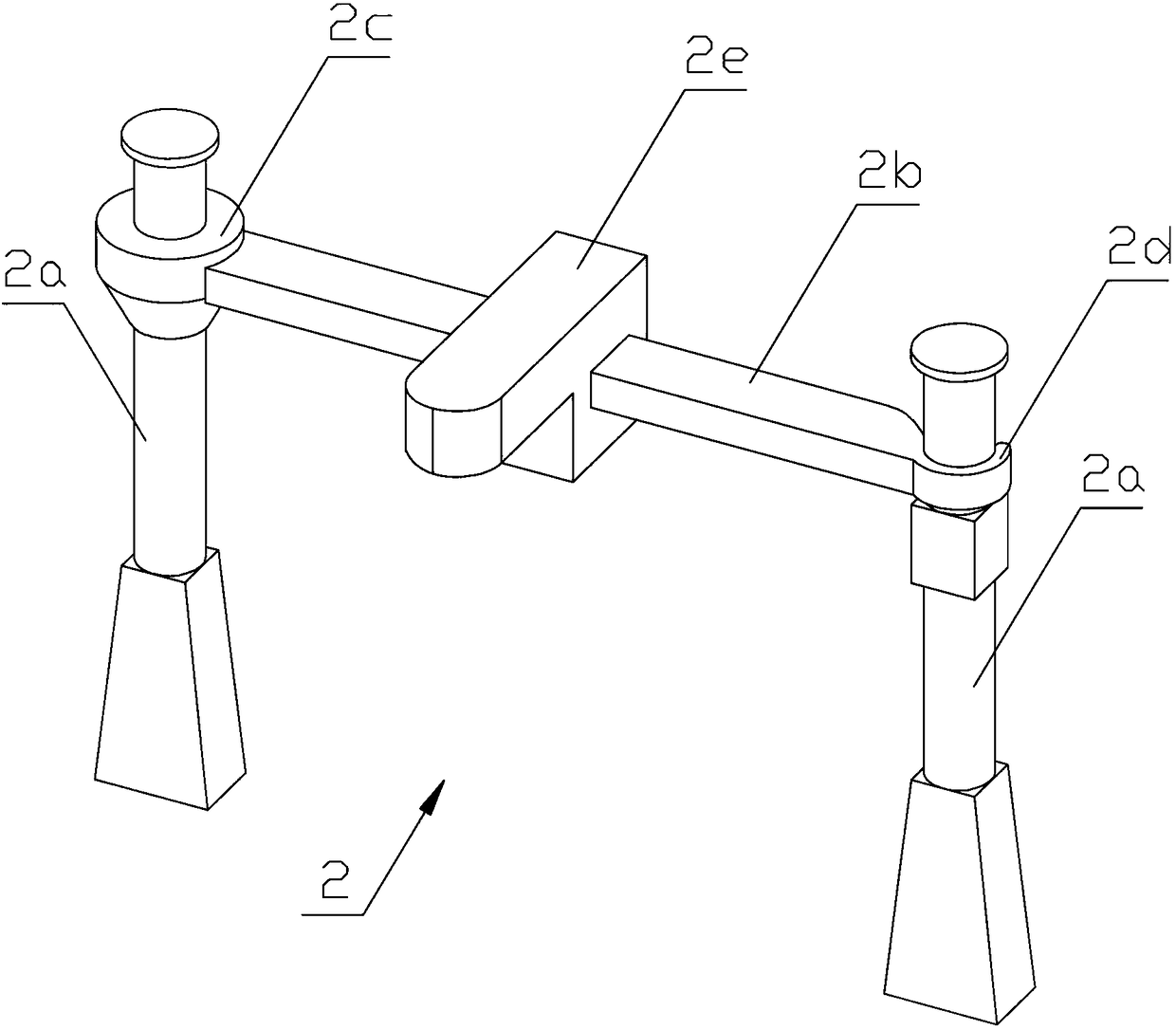 Full-automatic welding tool capable of achieving flat welding and vertical welding simultaneously