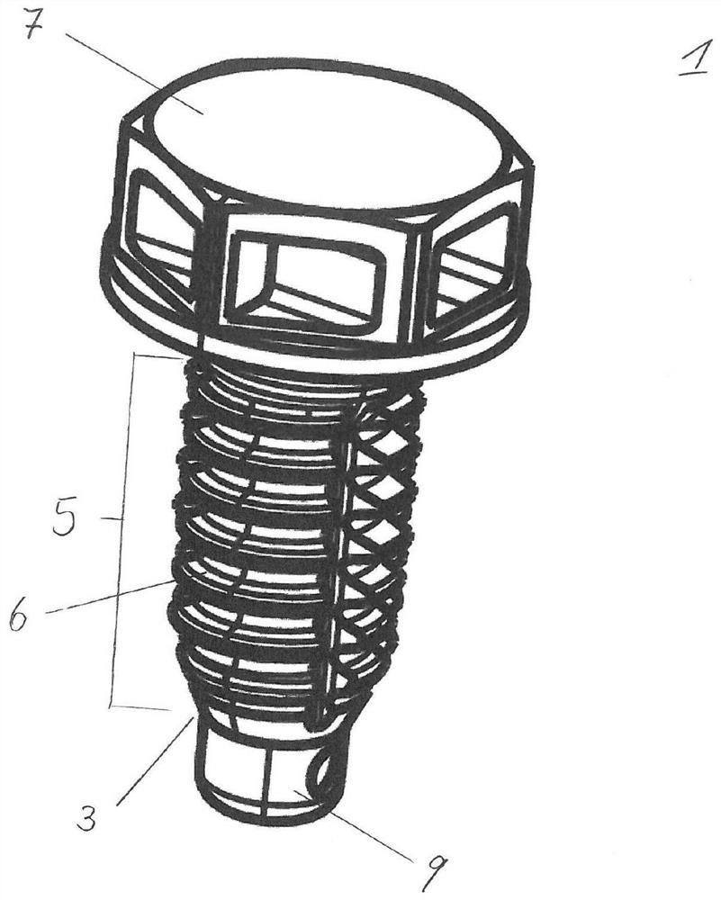 Threaded element, connection assembly comprising the element and method of manufacturing both