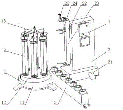 Warp beam loading and unloading machine