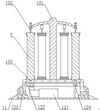 Warp beam loading and unloading machine