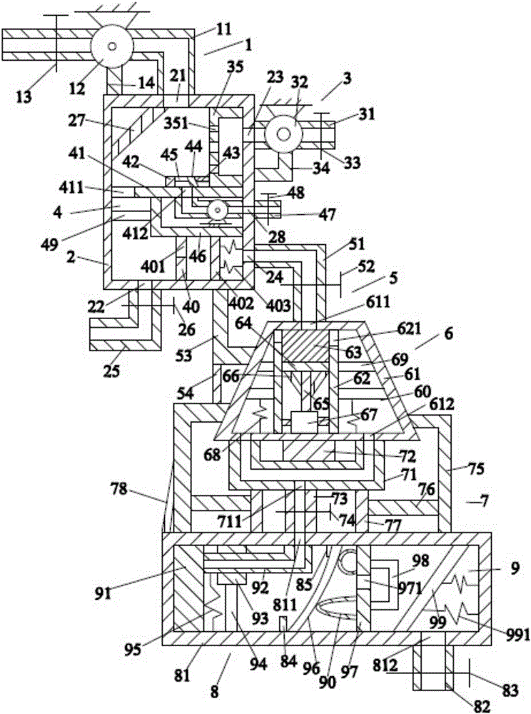 Air circulating dust-removing system for industrial workshop