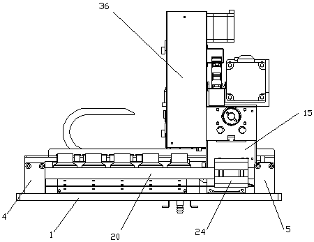 Reagent cup clamping and reagent sucking and mixing synchronization device