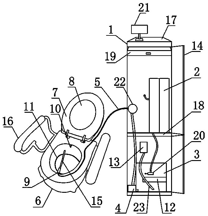 Domestic gut purging instrument