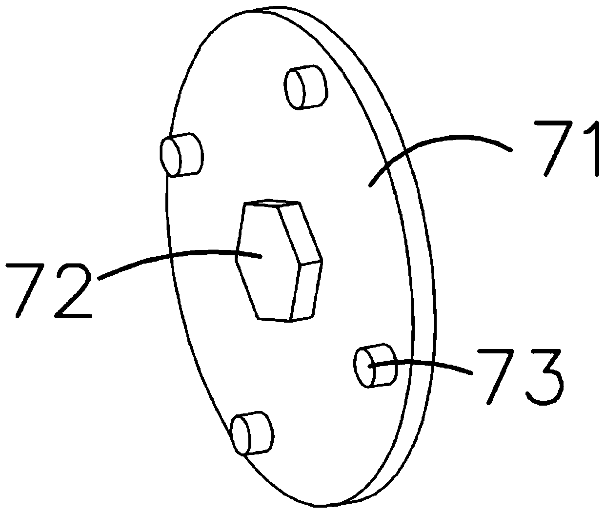 Winding device for cables