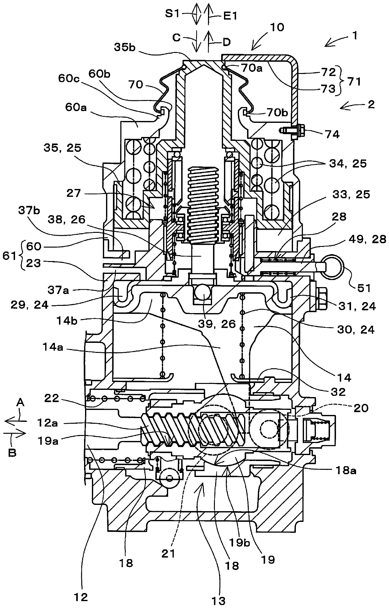 Braking device for vehicle