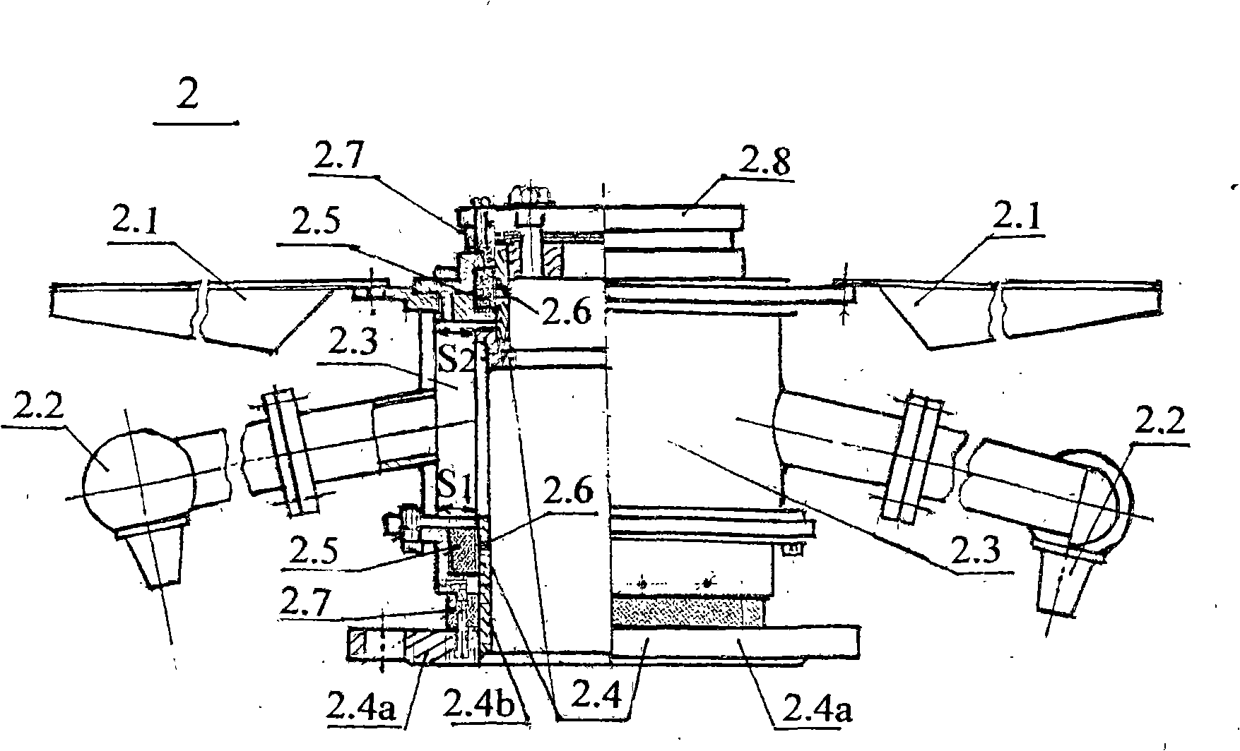 Jetting flow blower fan