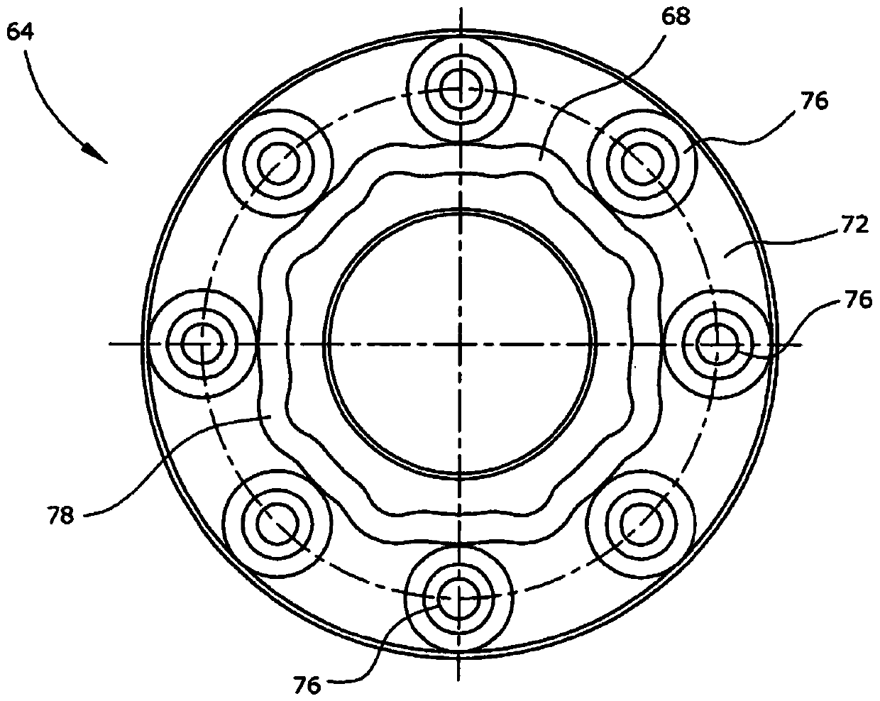 Drives and exhaust gas recirculation valves for assemblies of internal combustion engines