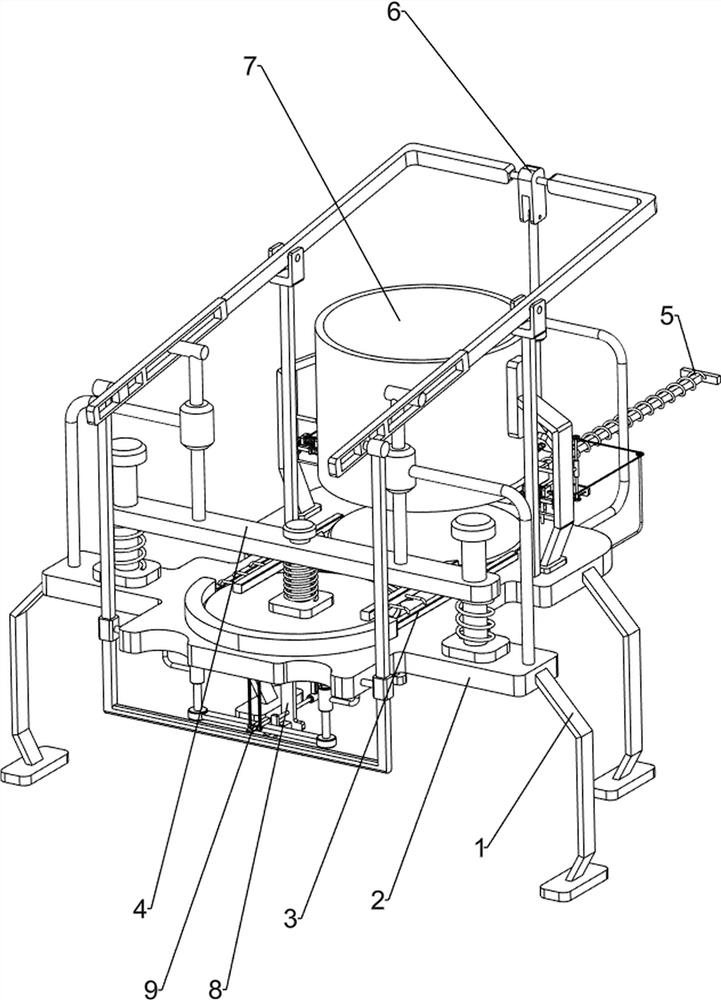 Automatic stamping mechanism for stainless steel cover machining