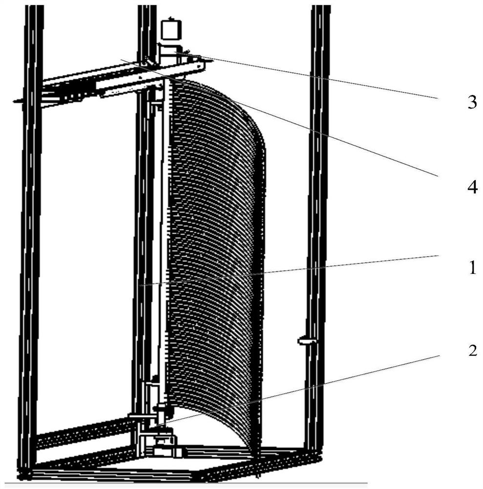 A wire seal distribution device and distribution method