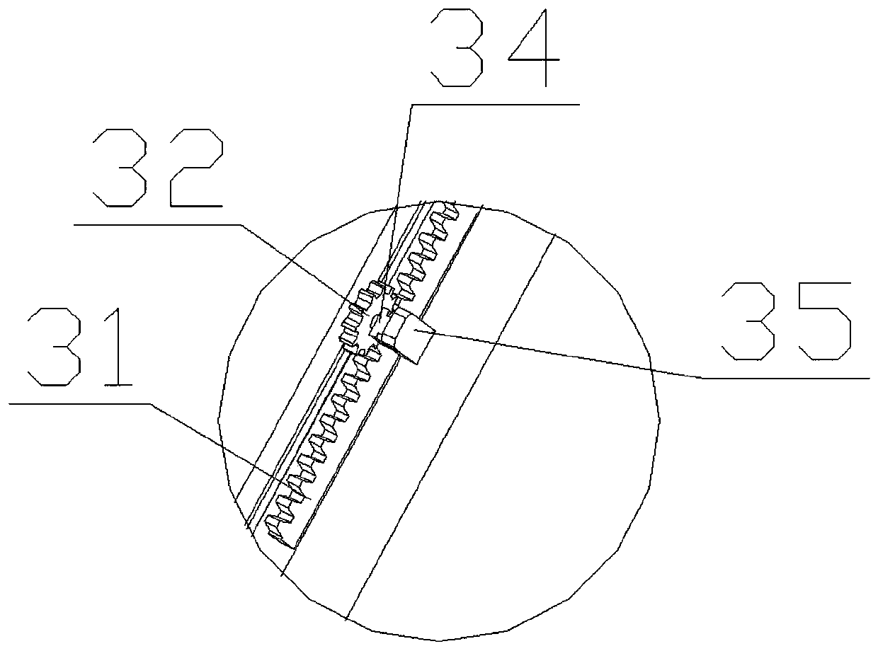 Bird nest removing device on power transmission frame