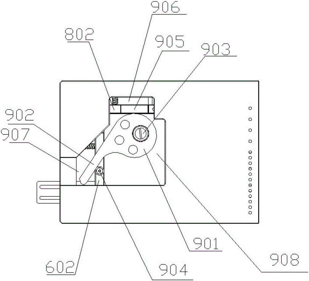 Glue jointing positioning clamp, clamp system for assembling cell core safety component and assembly method