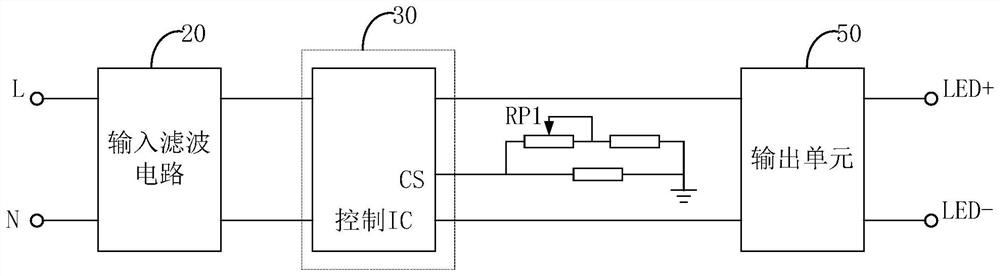 LED lamp with dimming function