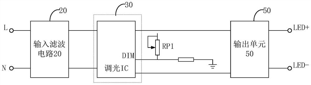 LED lamp with dimming function