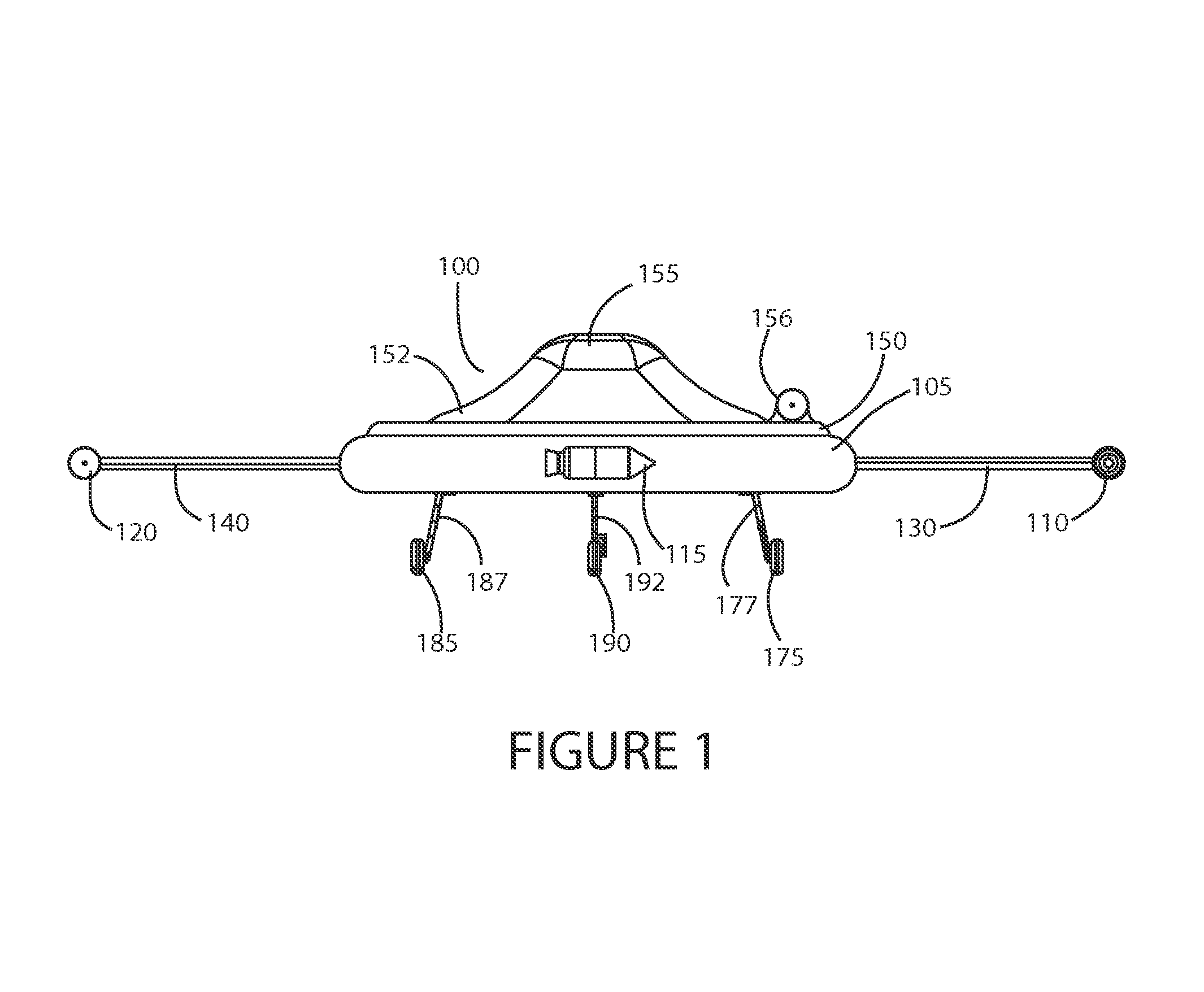 Helicopter with blade-tip thrusters and annular centrifugal fuel supply tank and concentric cabin and fuselage